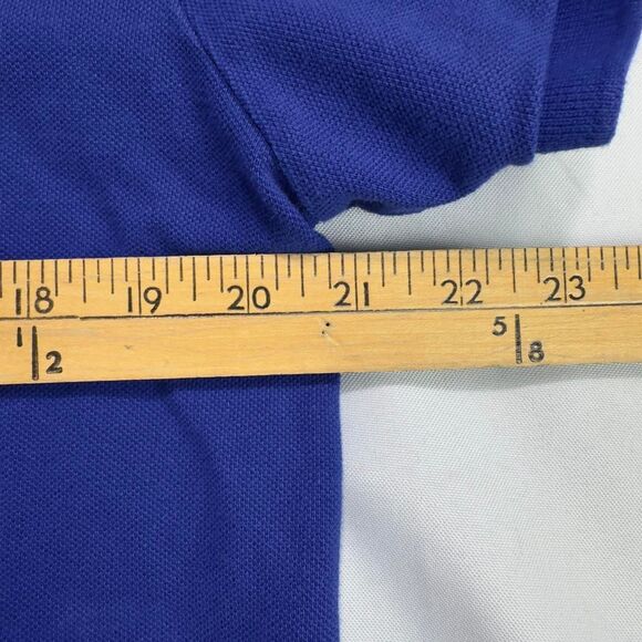 Polo Ralph Lauren Custom Slim Fit Polo Shirt Men’s XL Blue Big Pony Logo - Picture 6 of 7
